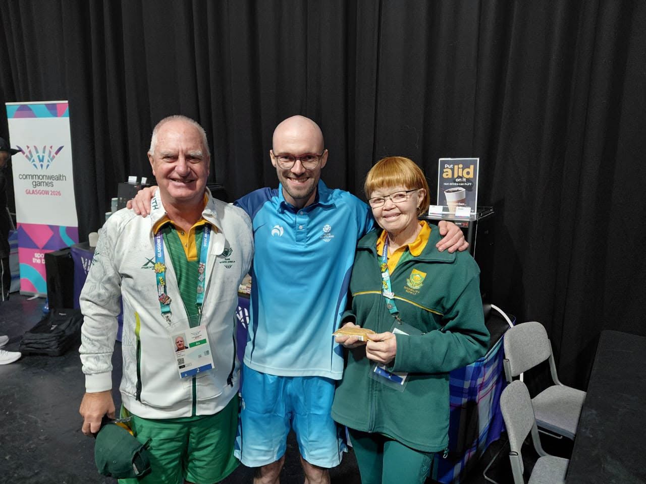 Behind The Scenes At The Commonwealth Games Keith Orrell And Princess Schroeder...