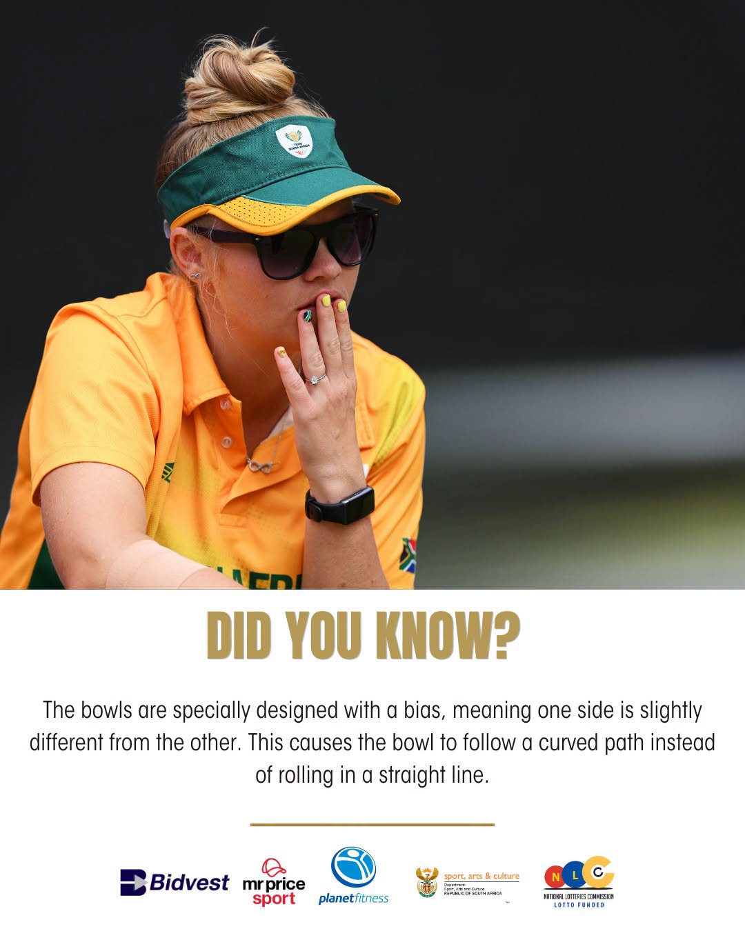 Did You Know? Lawn Bowls Don't Roll In A Straight Line! Each Bowl Has A Buil...