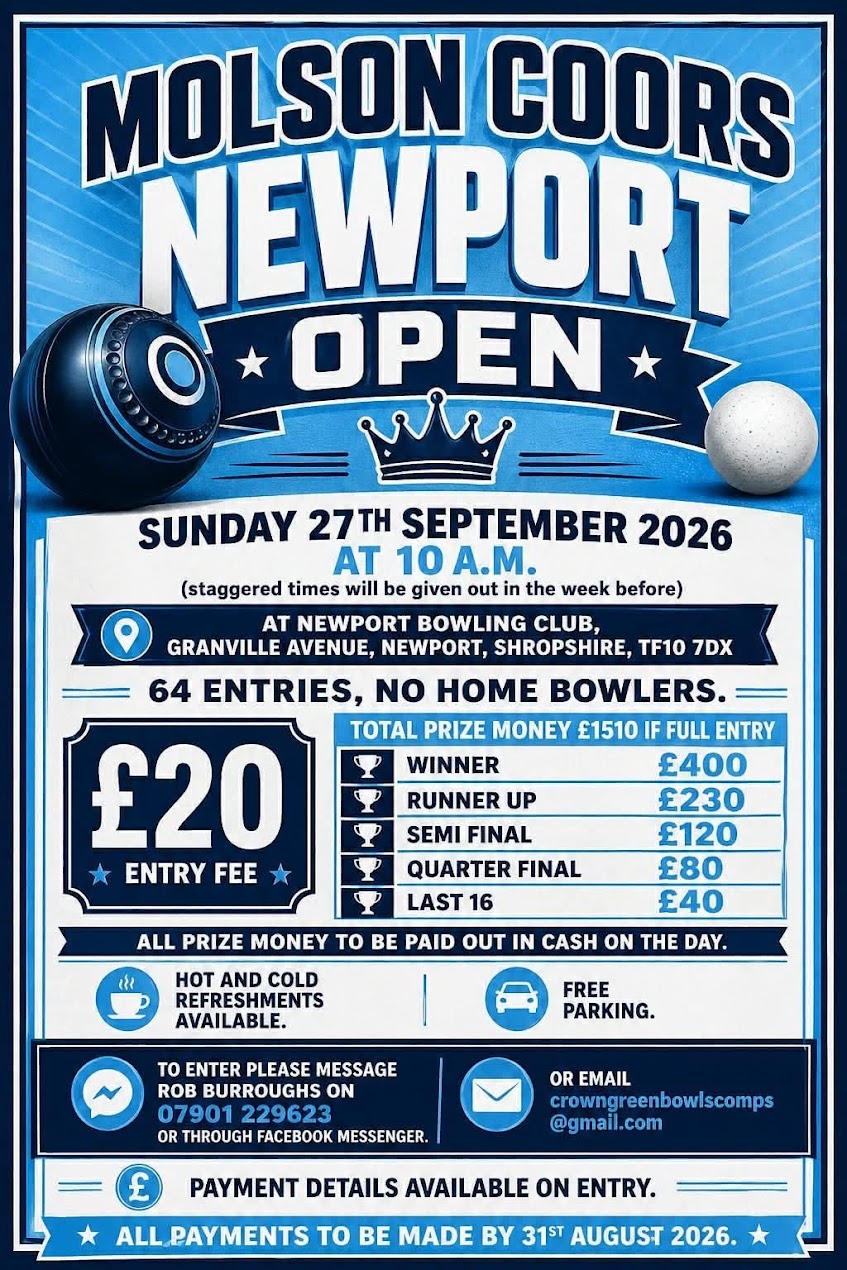 Molson Coors Newport Open flyer