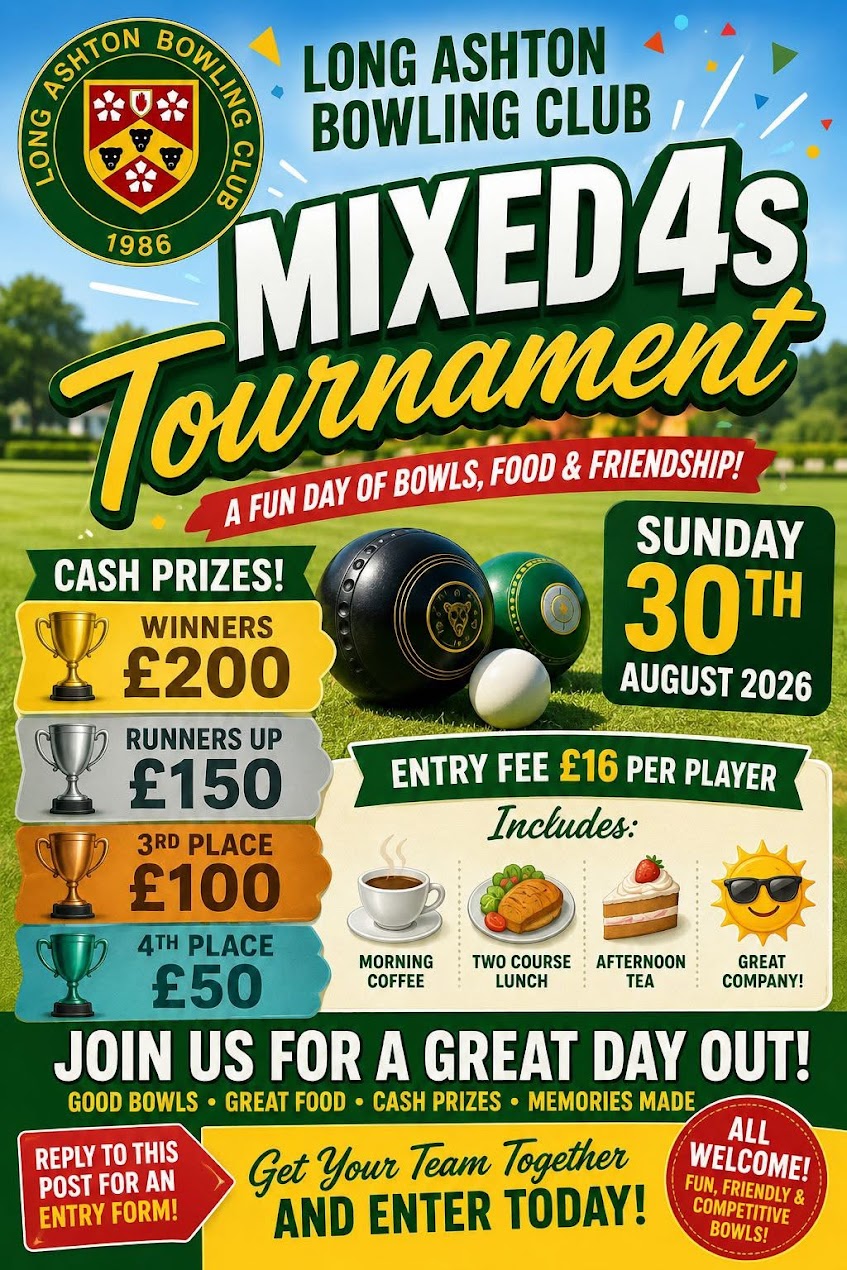 Mixed 4s Tournament flyer