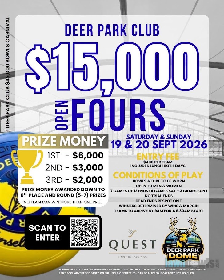 $15,000 Open Fours