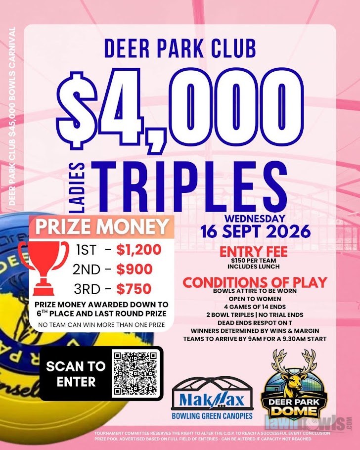 Deer Park Ladies Triples