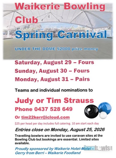 Waikerie Spring Carnival flyer