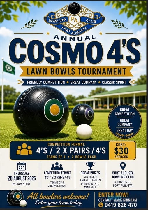 Annual Cosmo 4’s Tournament