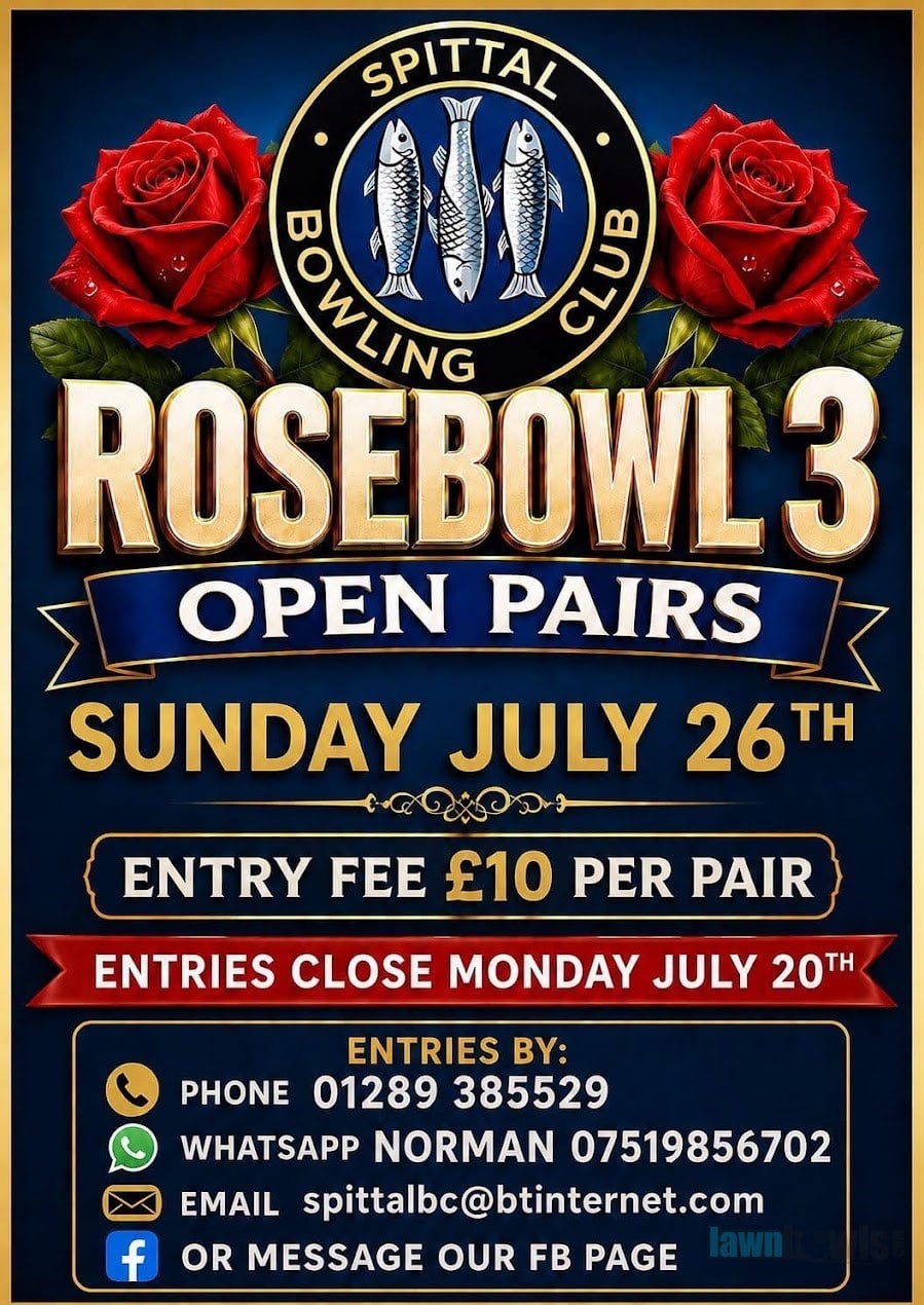 Rosebowl 3 Open Pairs