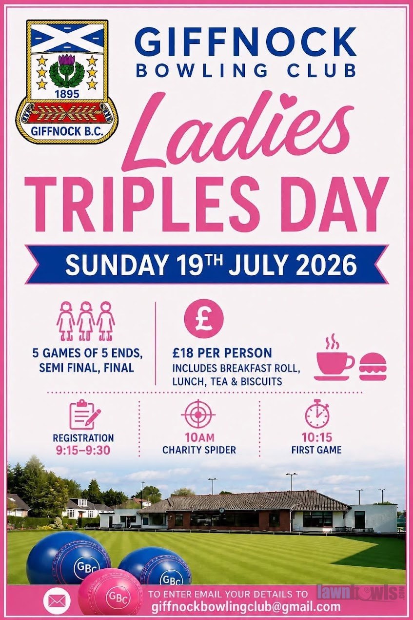 Ladies Triples Day flyer