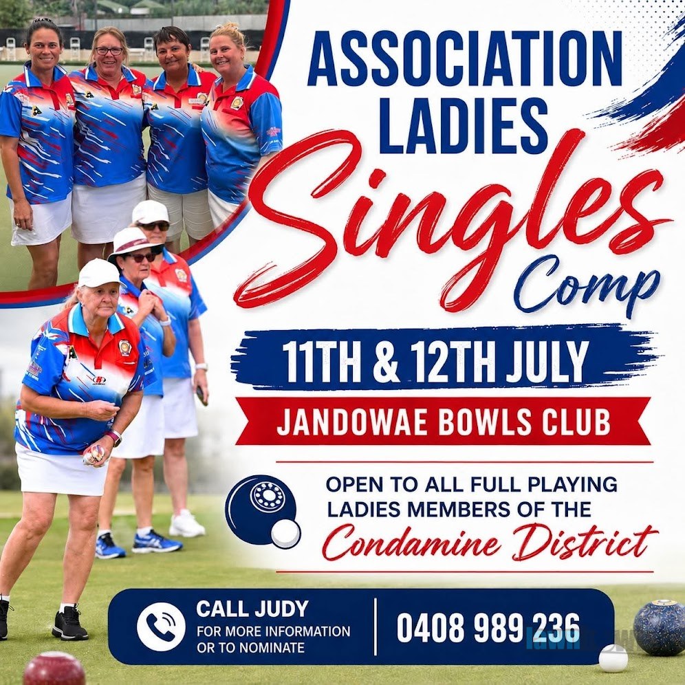 Association Ladies Singles Comp flyer