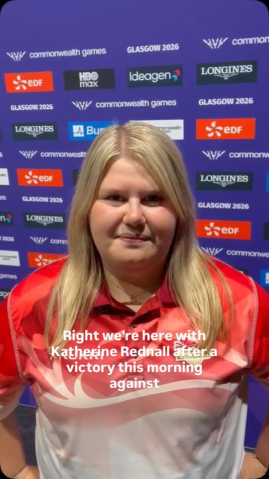 Katherine Rednall Speaking After Her 2-0 Win Over The Cook Islands Which Keeps H...