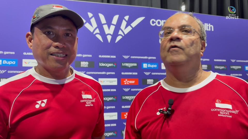 Singapore’s Para Men’s Pairs B6–b8 Team, Lead Mawjit Singh Gurmet Singh And Skip...