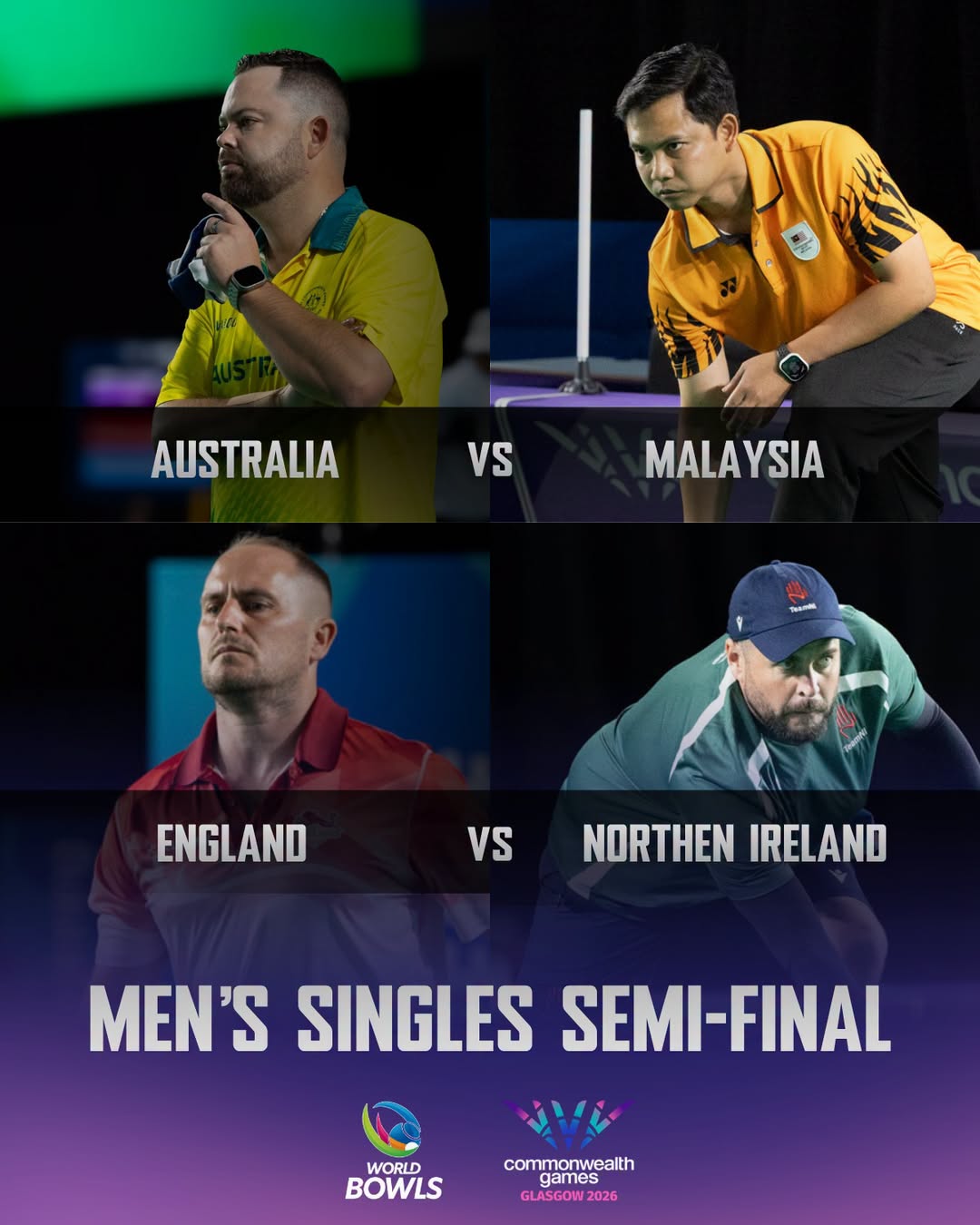 The Glasgow 2026 Commonwealth Games Men’s Singles Semi-Final line-up is confirme…