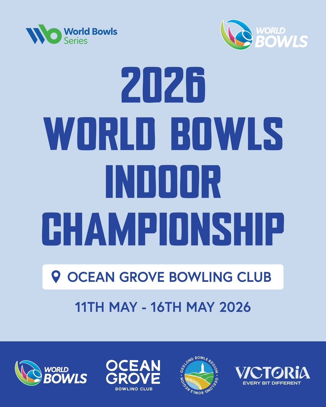 World Bowls Indoor Championship...