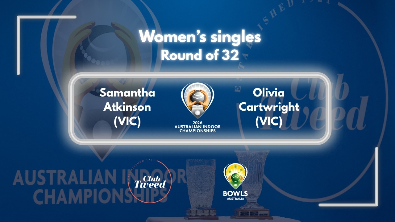 2026 Australian Indoor Championships – Round Of 32 – Sammy Atkinson (Vic) V Olivia Cartwright (Vic)