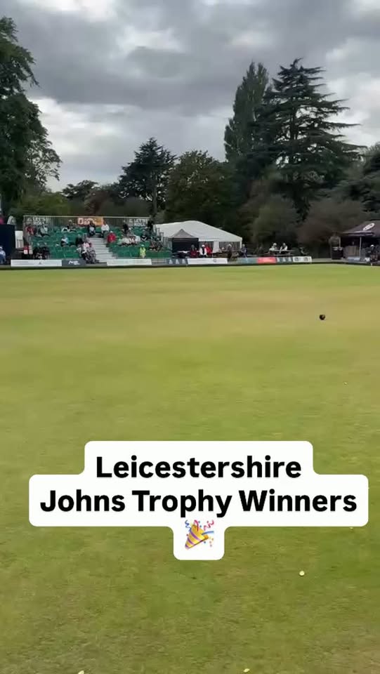 33 Years In The Making... Leicestershire Have Won The Johns Trophy What A Team. ...