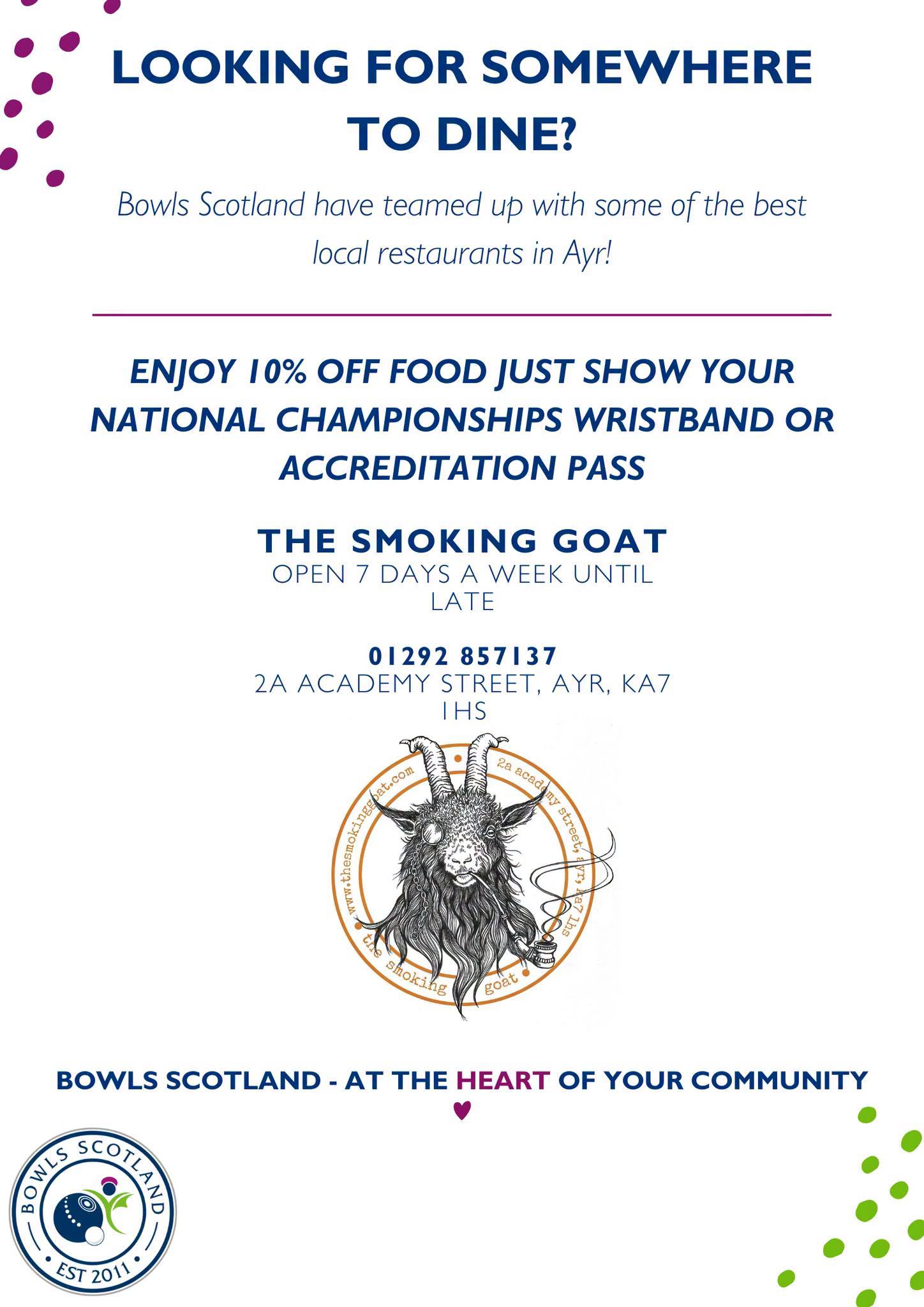 Looking For Somewhere To Dine During The National Championships? We’ve Teamed ... Looking For Somewhere To Dine During The National Championships? We’ve Teamed ...