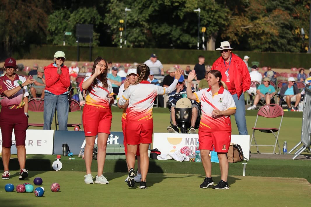 The Second Women’s Fours Semi-Final Between Warwickshire & Gloucestershire Is Po... The Second Women’s Fours Semi-Final Between Warwickshire & Gloucestershire Is Po...