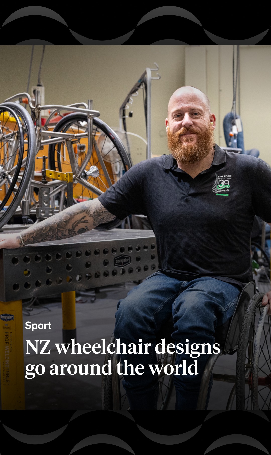 A Christchurch Wheelchair Manufacturer Is Delighted To See Its Chairs Being Used...