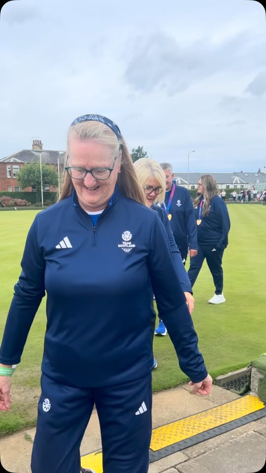 A Special Welcome At Northfield! Team Scotland’s Para Bowlers And Coaches Were...