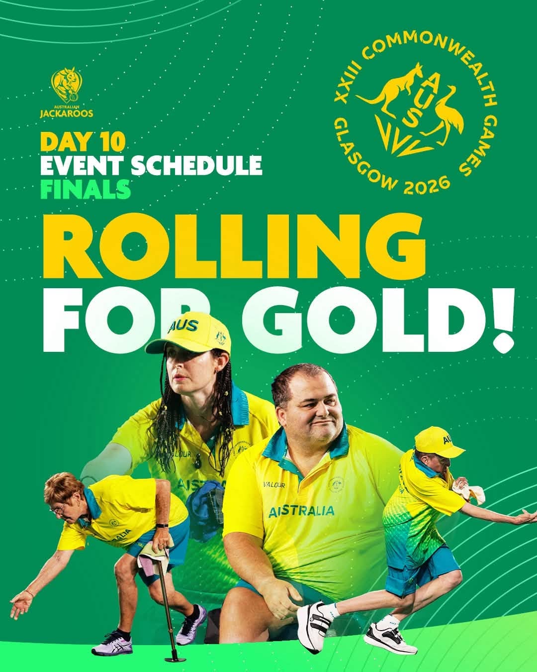 Australia Takes On New Zealand In Both The Para Women’s Pairs And Para Men’s...