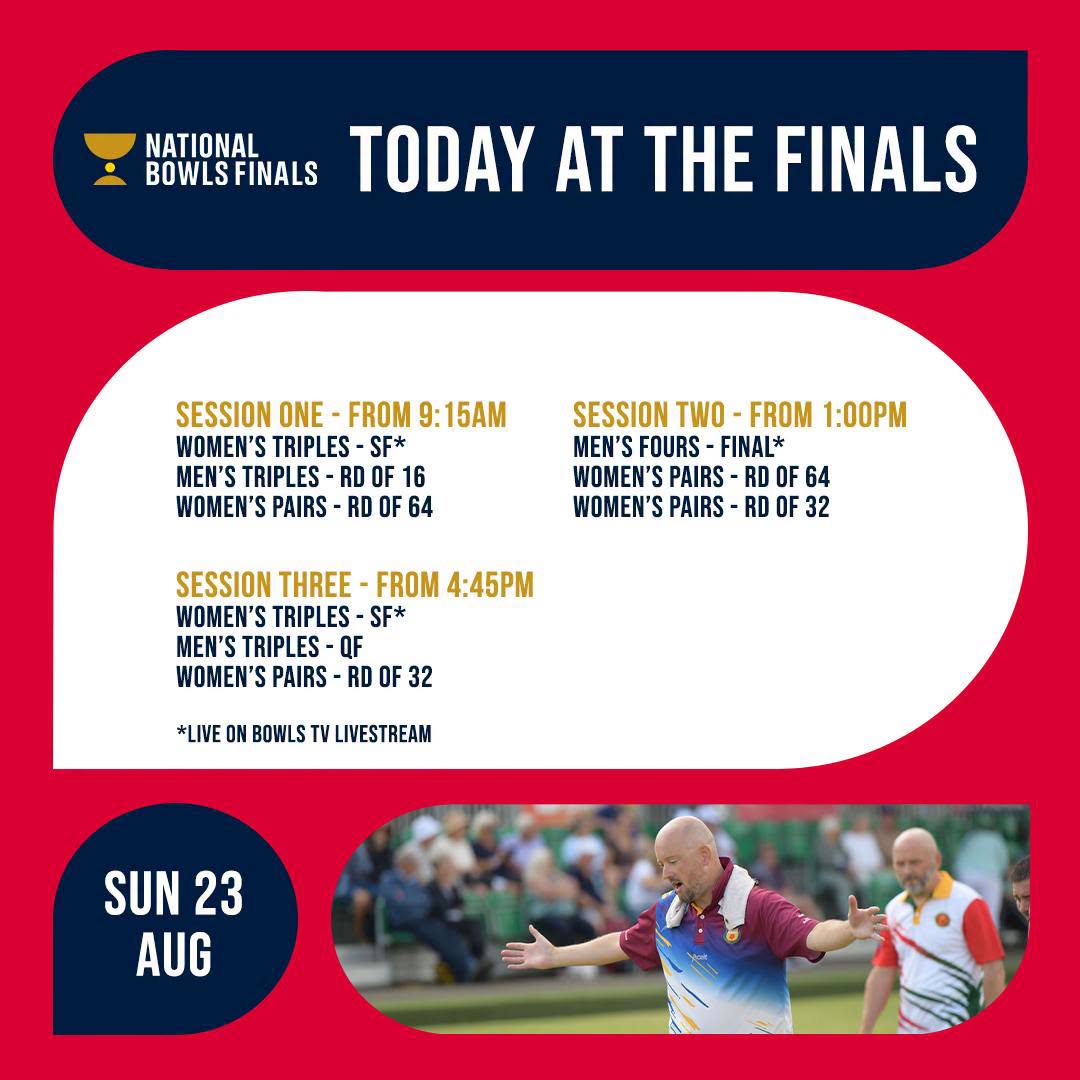 Coming Up Today At The 2026 National Bowls Finals... The Women's Triples Finali...