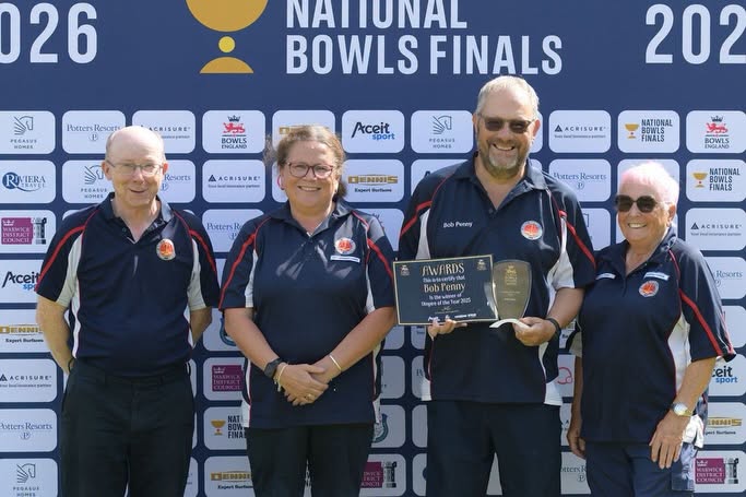Congratulations To Leicestershire’s Bob Penny, Who Was Finally Able To Receive H...