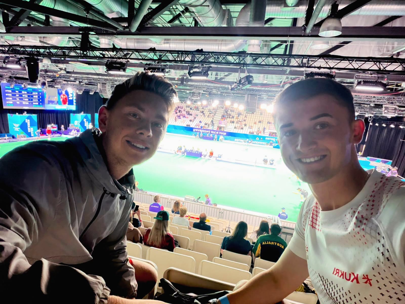 Great To See The Next Generation Of Stars Supporting Our Glasgow 2026 Team