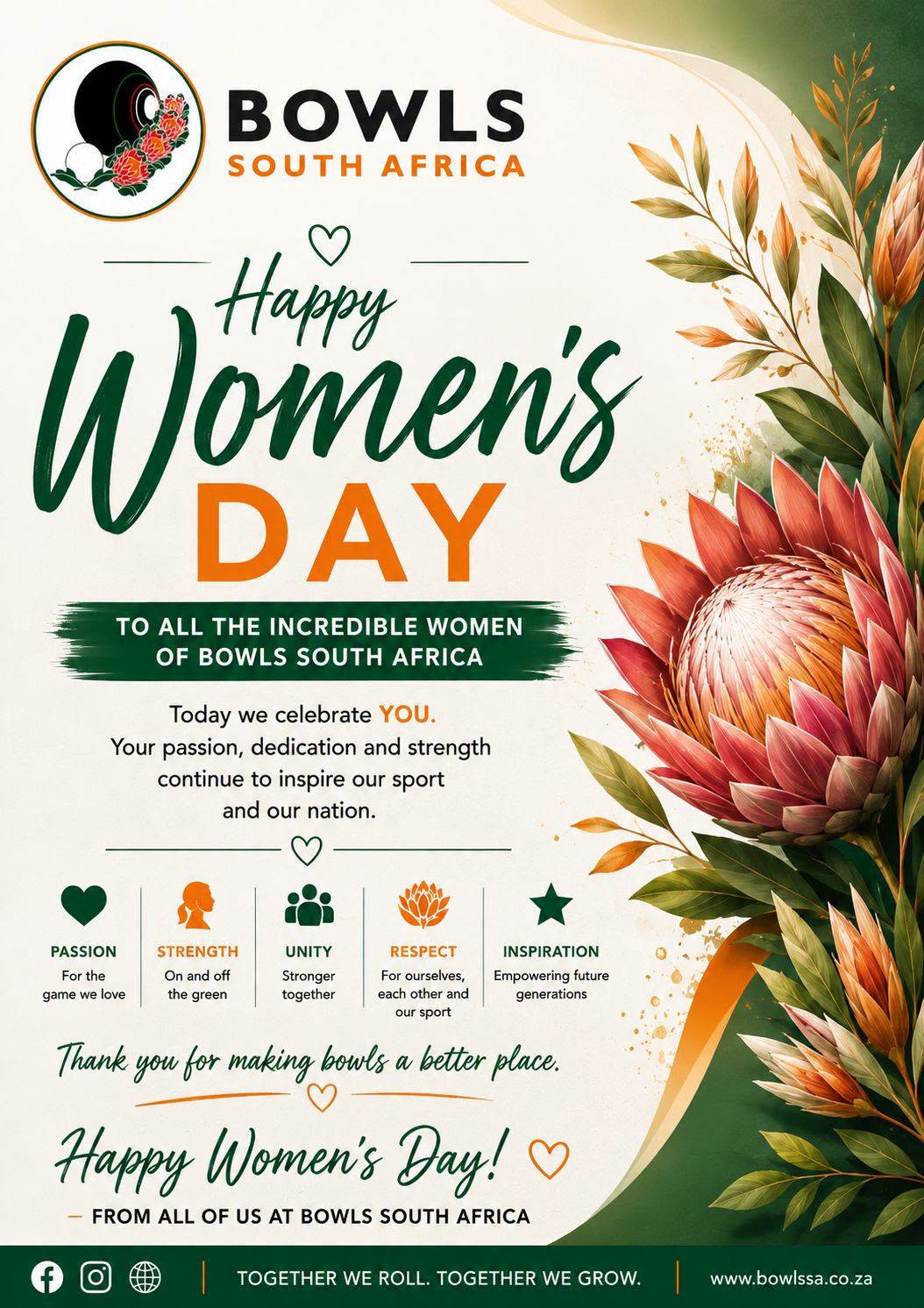 Happy Women’s Day! Today, Bowls South Africa Celebrates The Incredible Women ...