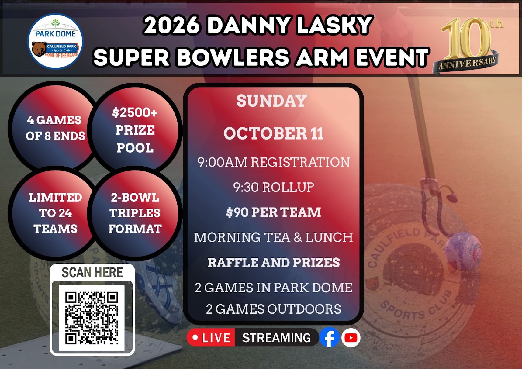 2026 Danny Lasky Super Bowlers Arm Event