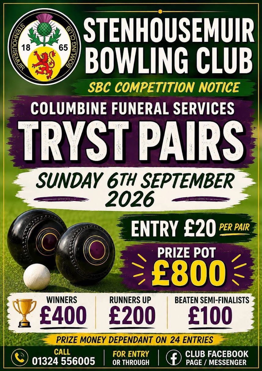 Tryst Pairs flyer