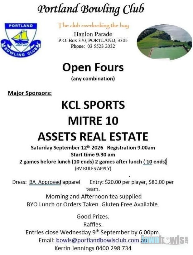 Open Fours flyer