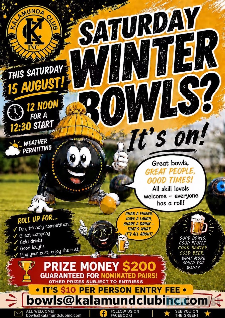 Saturday Winter Bowls