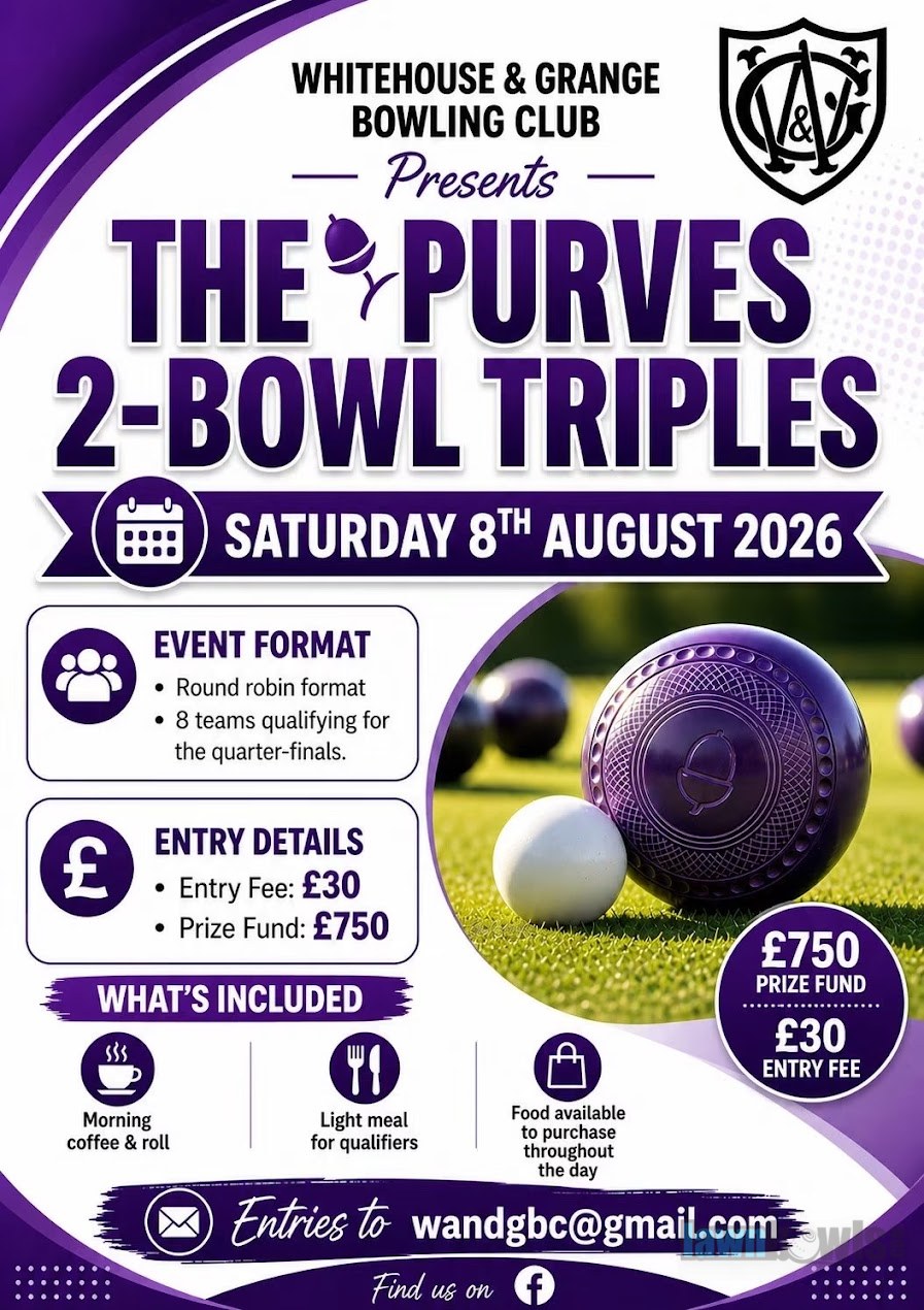 The Purves 2-Bowl Triples flyer