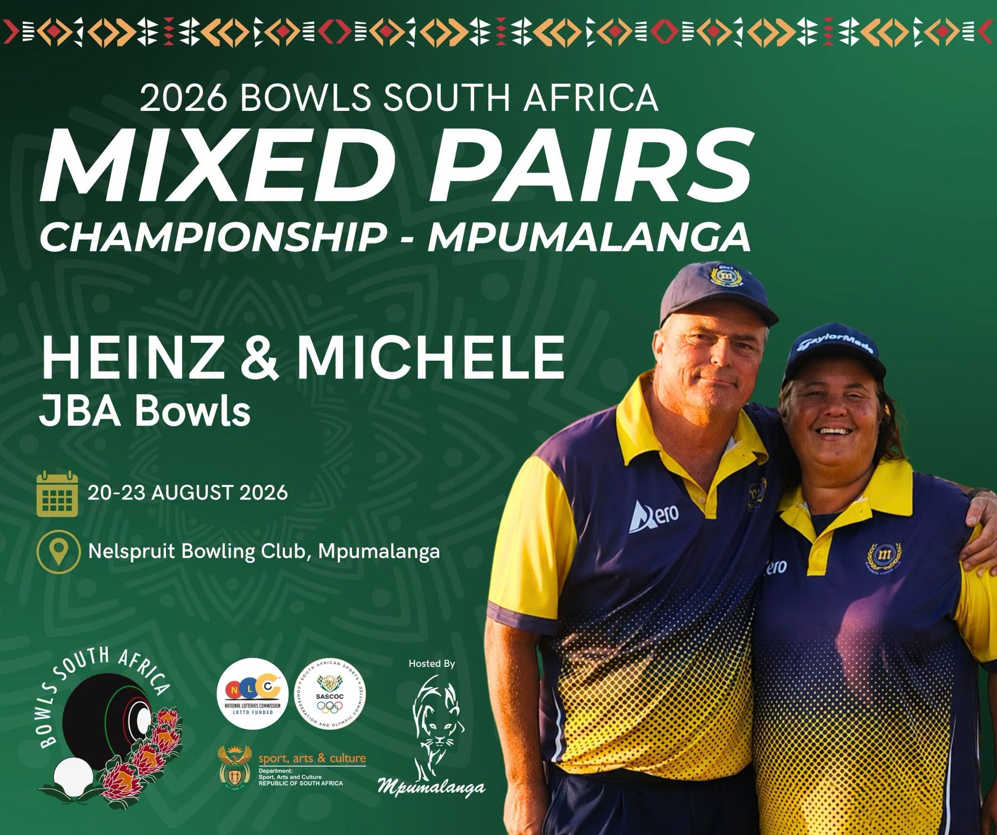 Introducing The Johannesburg Bowls Association Mixed Pairs Representatives Wh...