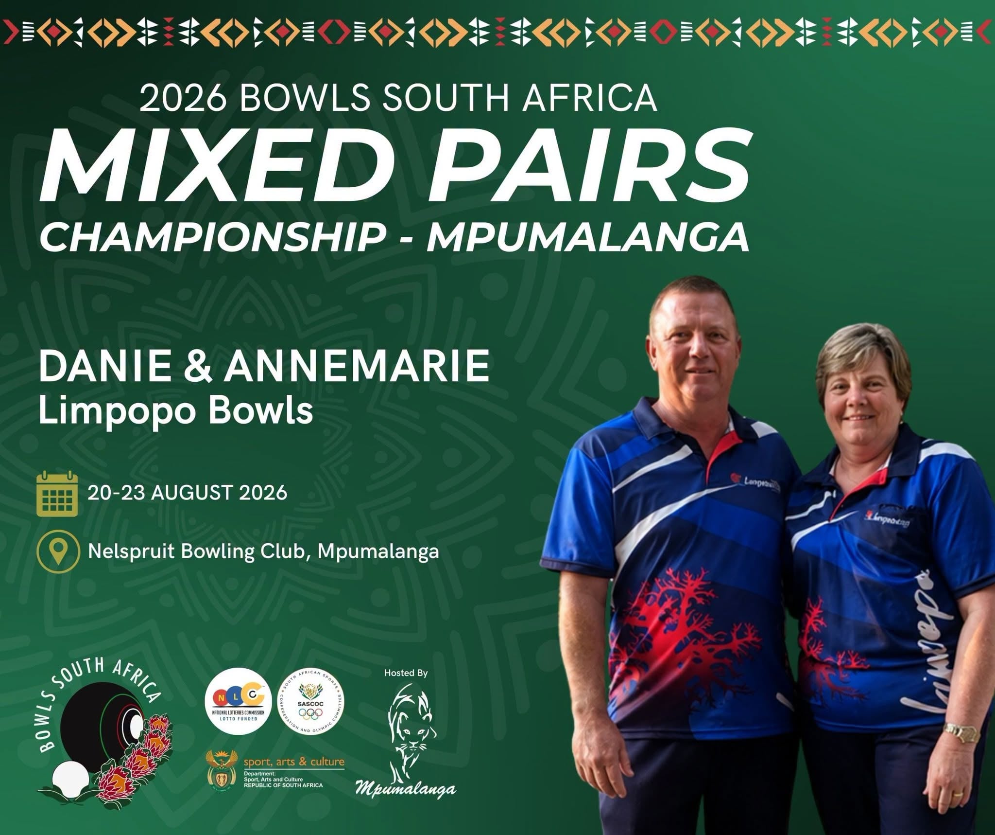 Introducing The Limpopo Mixed Pairs Representatives Who Will Proudly Compete At...