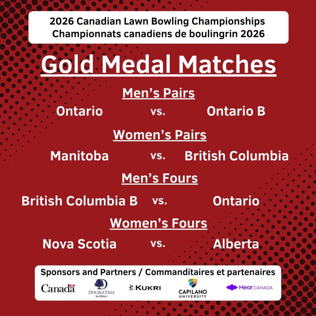 It’s Time For The Gold Medal Matches At The 2026 Canadian Championships!! Four...