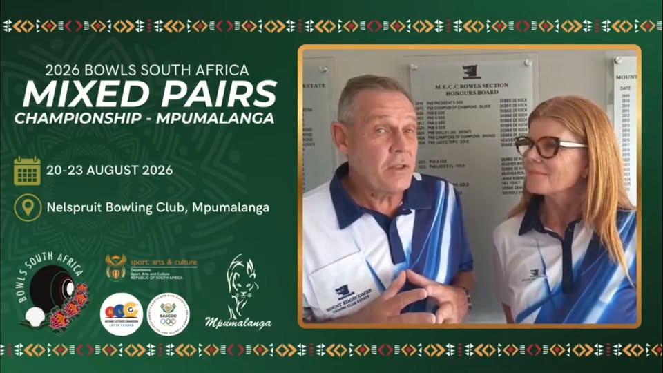 Let’s Hear What Our Port Natal Bowls Mixed Pairs Team Has To Say Ahead Of The B...