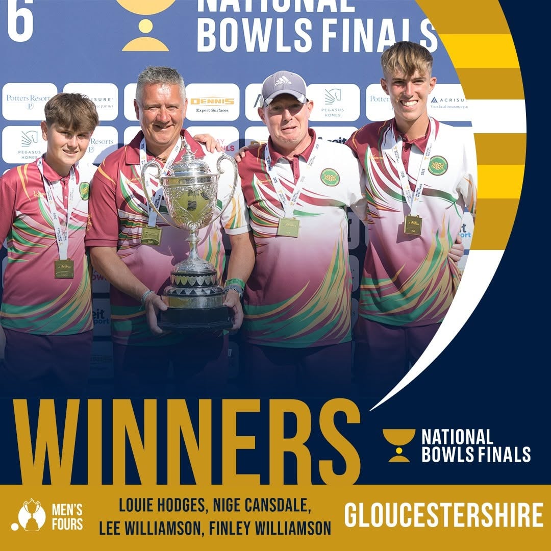 Men's Fours Champions Congratulations To Gloucestershire #nbf2026