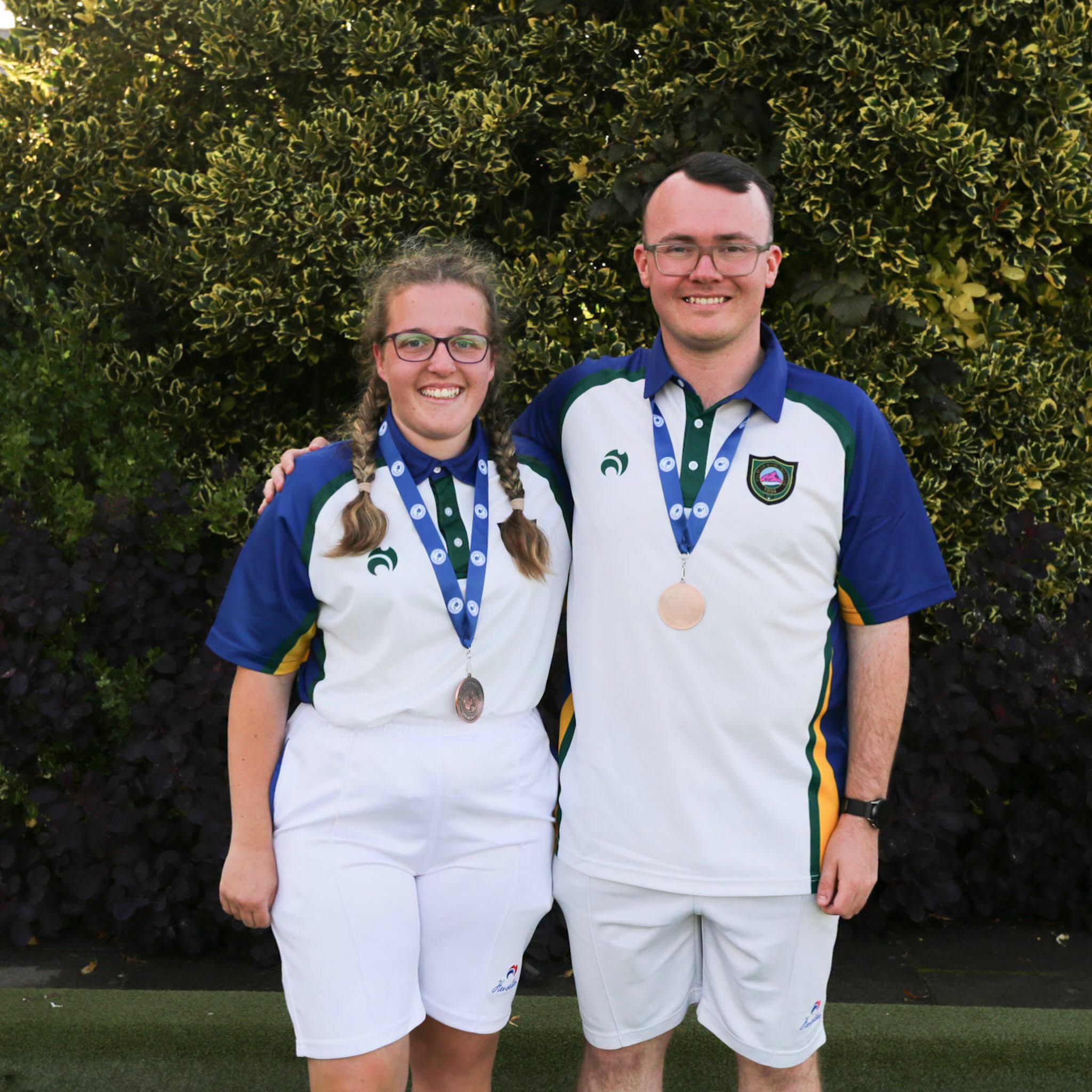 Mixed Pairs Bronze Secured! Congratulations To Polmuir’s Katie Rendall And Cal...