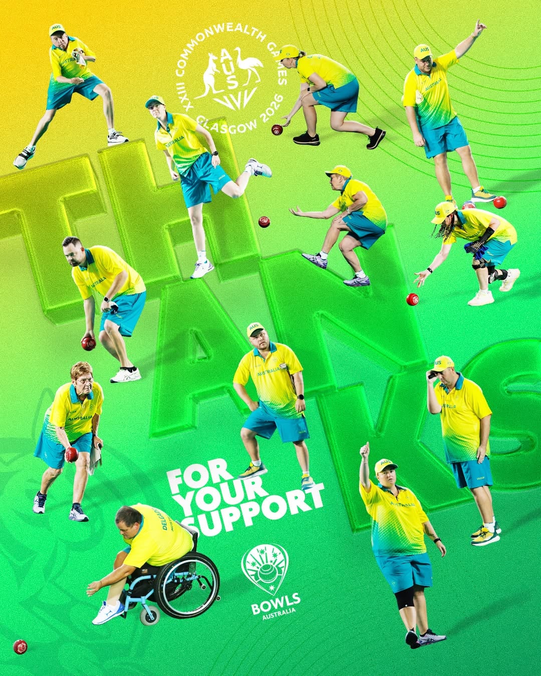 On Behalf Of The Australian Jackaroos, Thank You For All Your Support In Helpin...