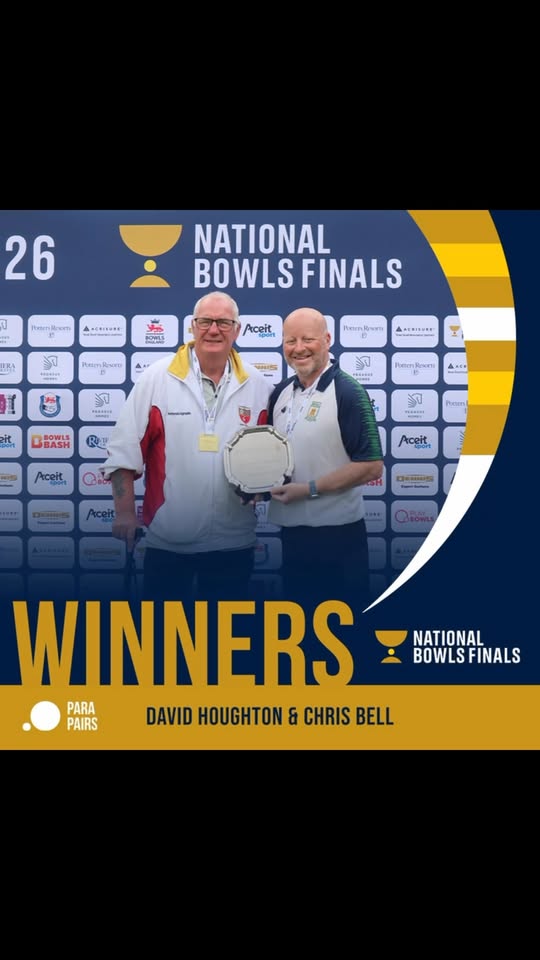 Para Pairs Winners Well Done To David Houghton & Chris Bell After An Enthrallin...