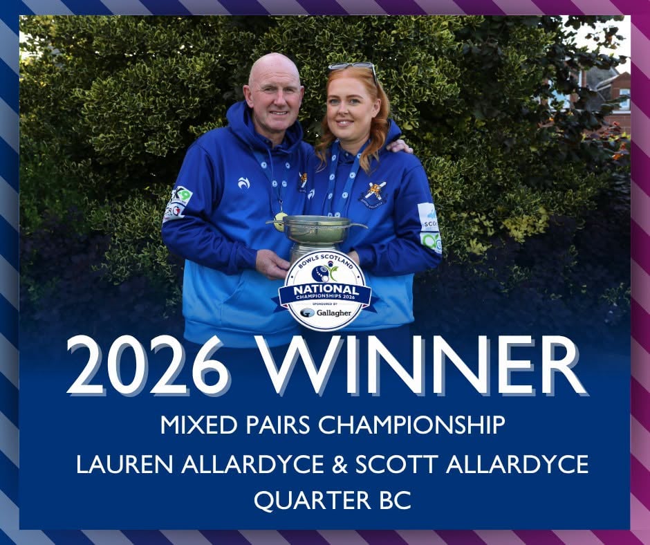 Quarter Take The Crown! Congratulations To Lauren And Scott Allardyce, Who Def...