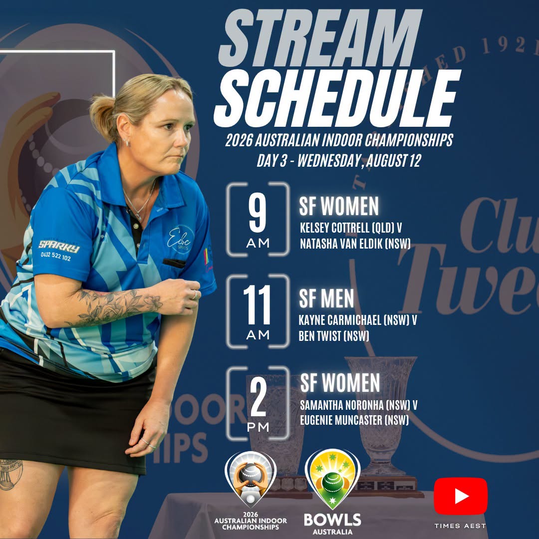 Semi-Final Action At Club Tweed For The 2026 Australian Indoor Championships! ...