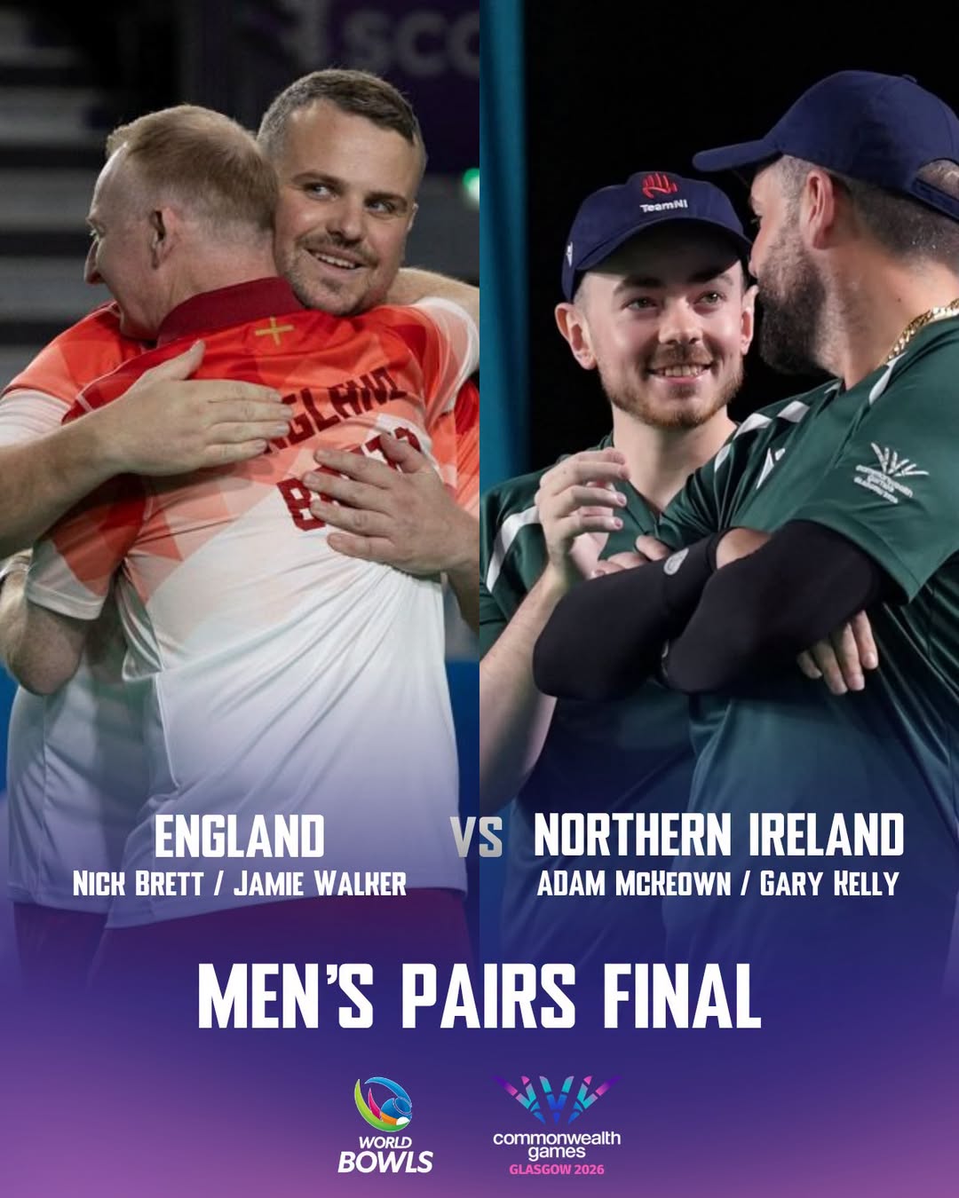 The Men's Pairs Gold Medal Match Is Set....