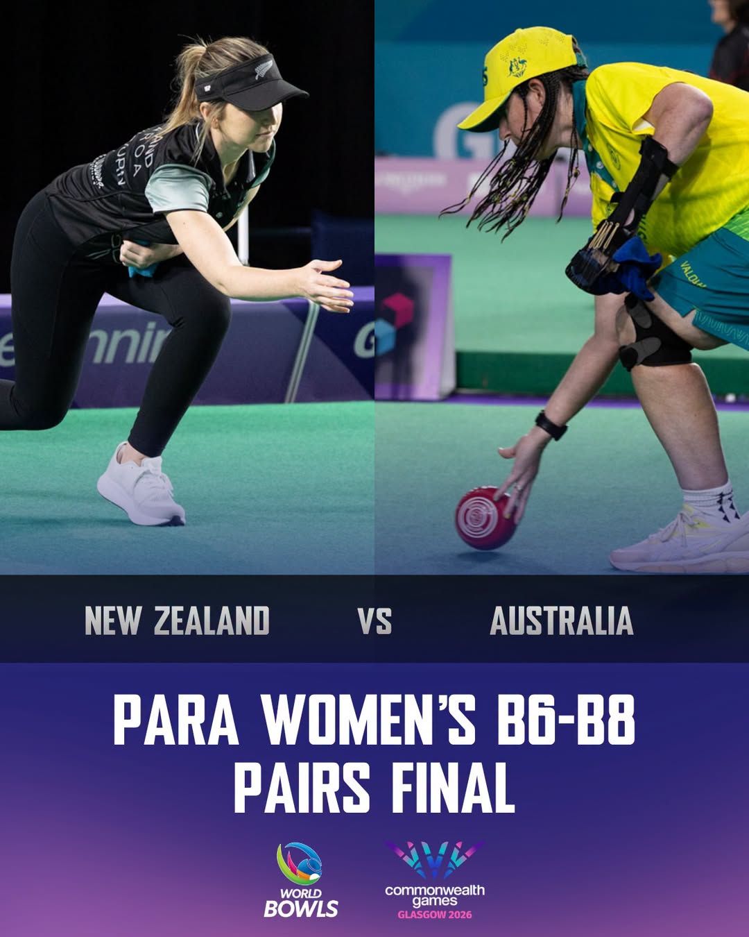 The Para Women’s Pairs B6–b8 Gold Medal Match Is Set And It’s A Trans-Tasman Sho...