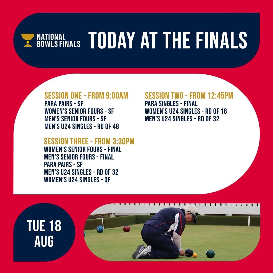 The First Week Of The National Bowls Finals Is Almost Over And What A Day We Hav...