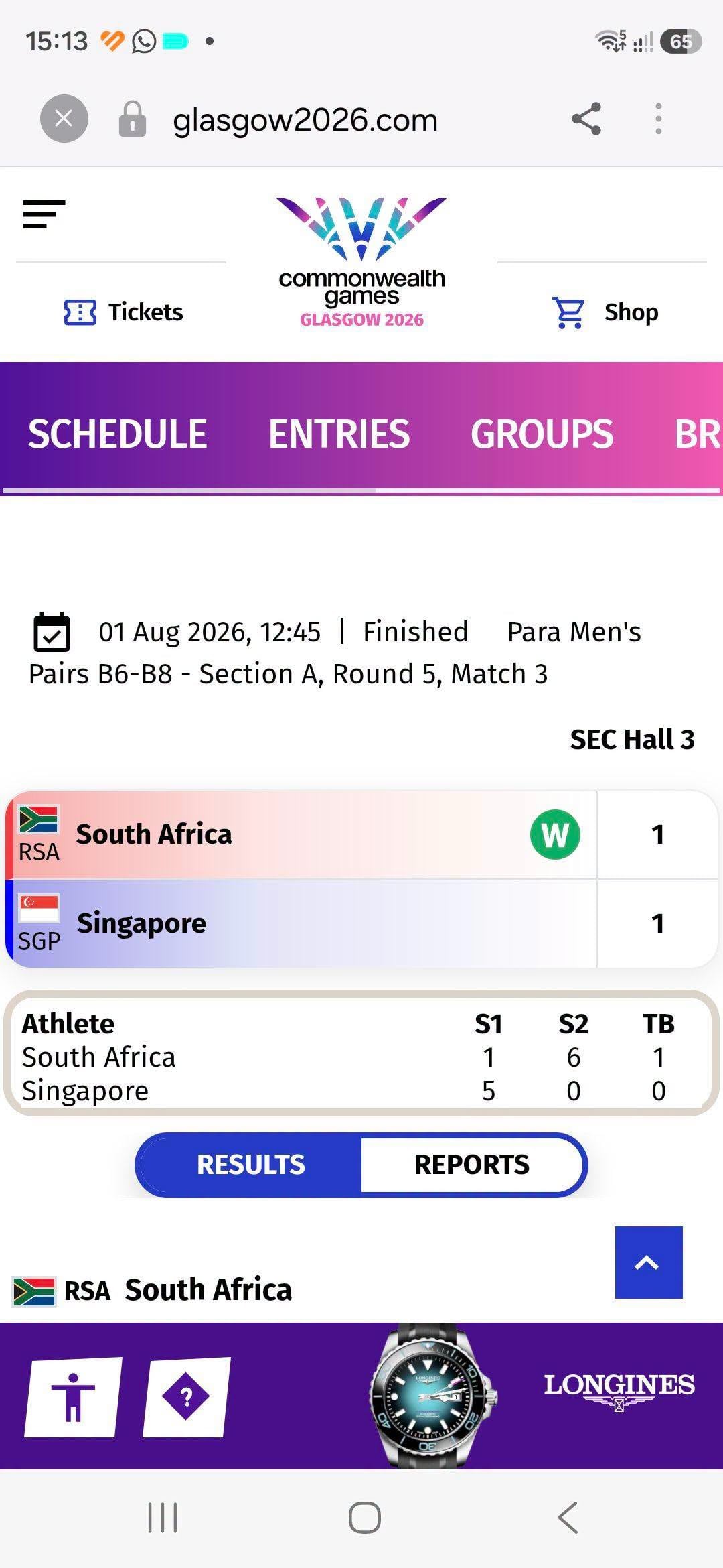 Victory For South Africa! What A Way To Finish The Sectional Rounds! South ...