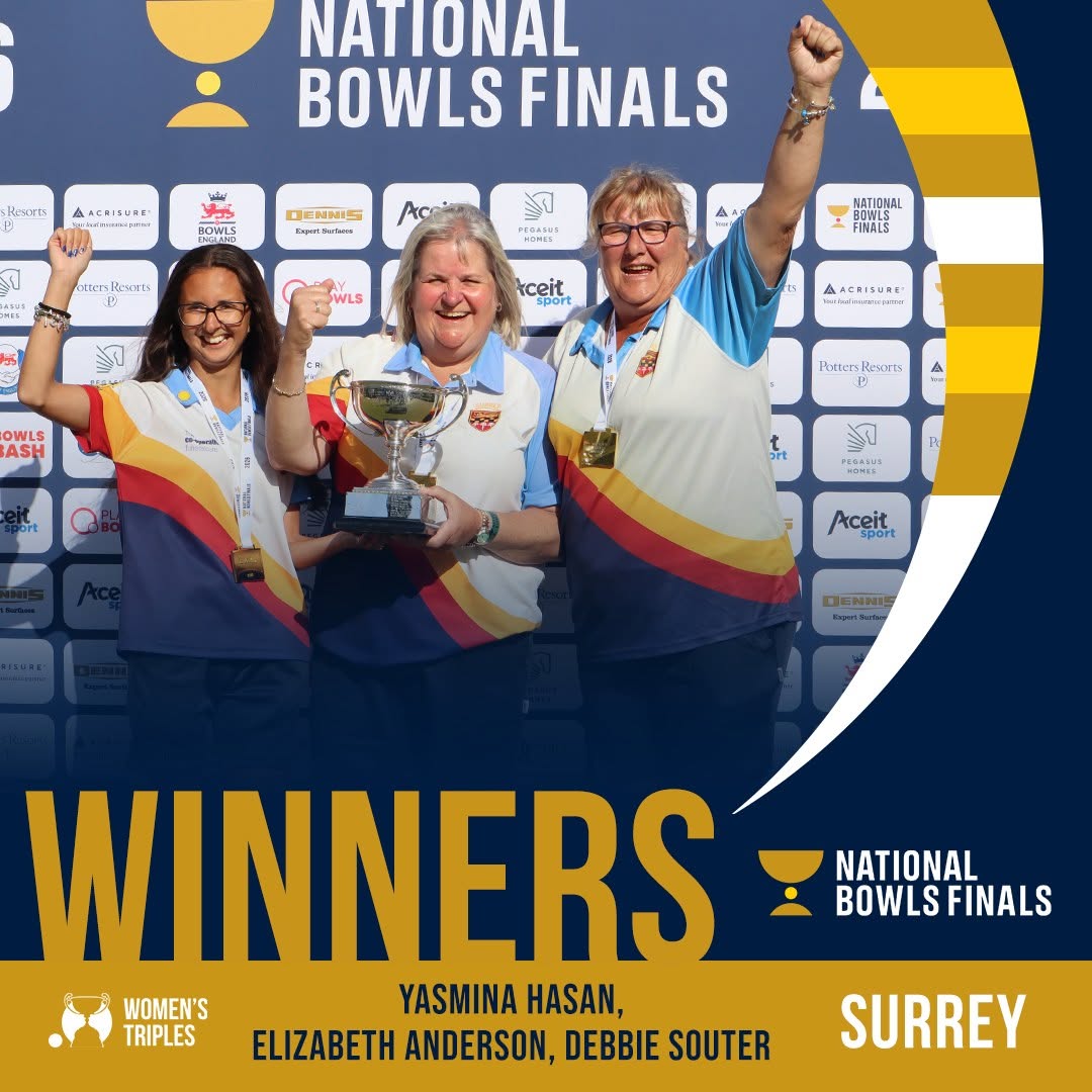 Women's Triples Champions Congratulations To Surrey #nbf2026