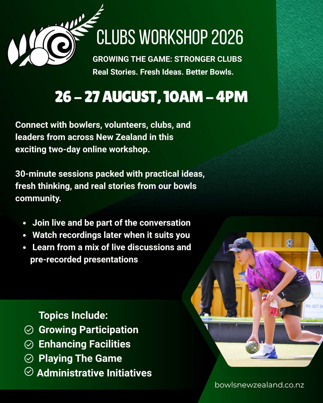 We’d Love To See You Online At Tomorrow’s Clubs Workshop! There’s Still Time To ...
