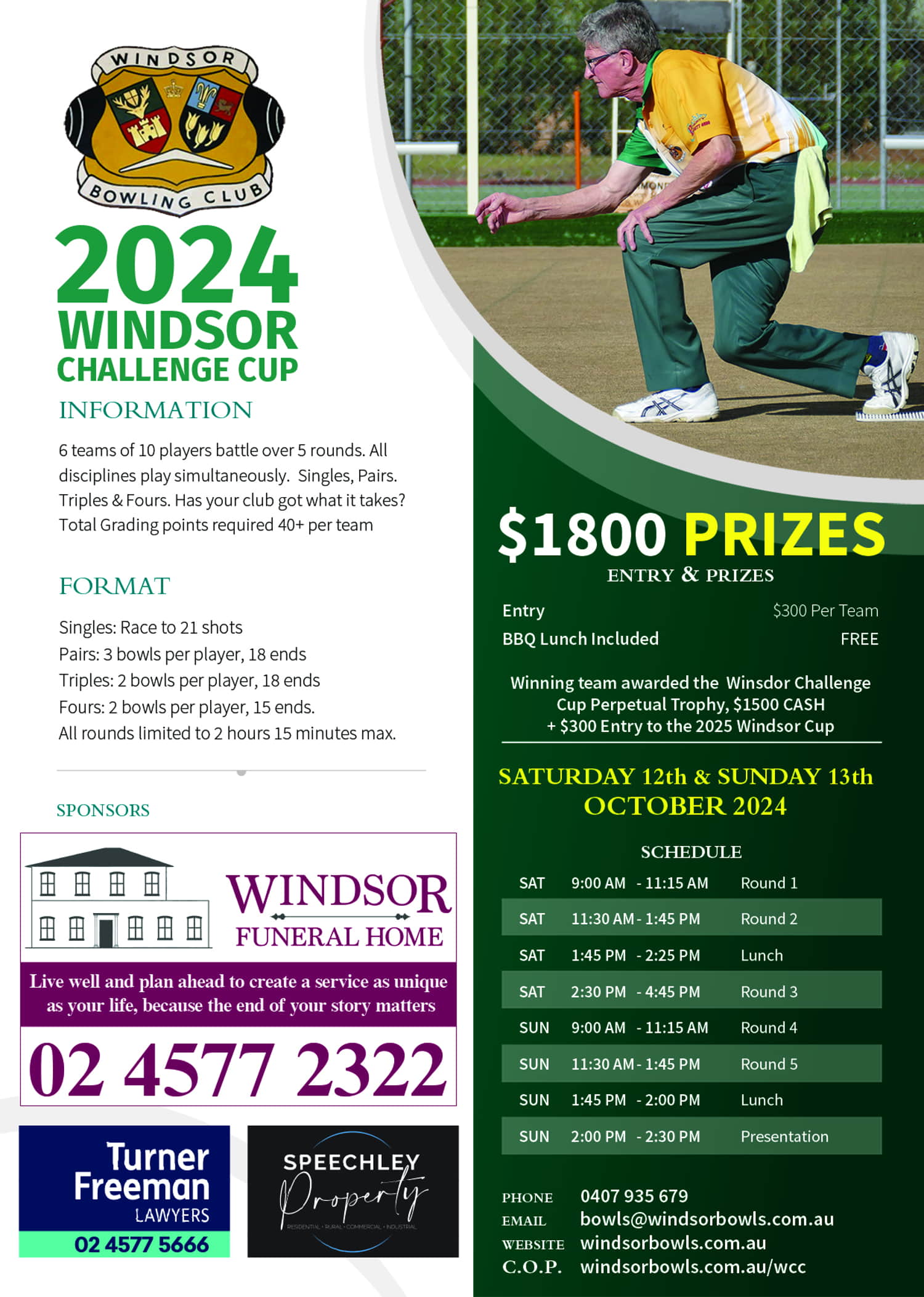 2024 Windsor Challenge Cup flyer