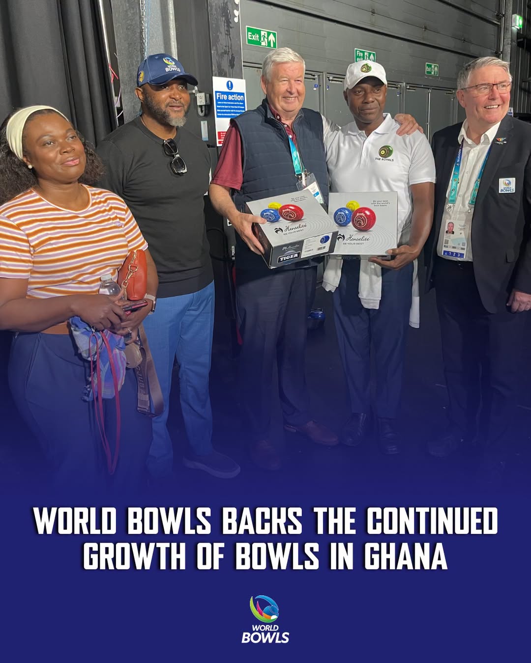 World Bowls is proud to continue supporting the development of bowls in Ghana….