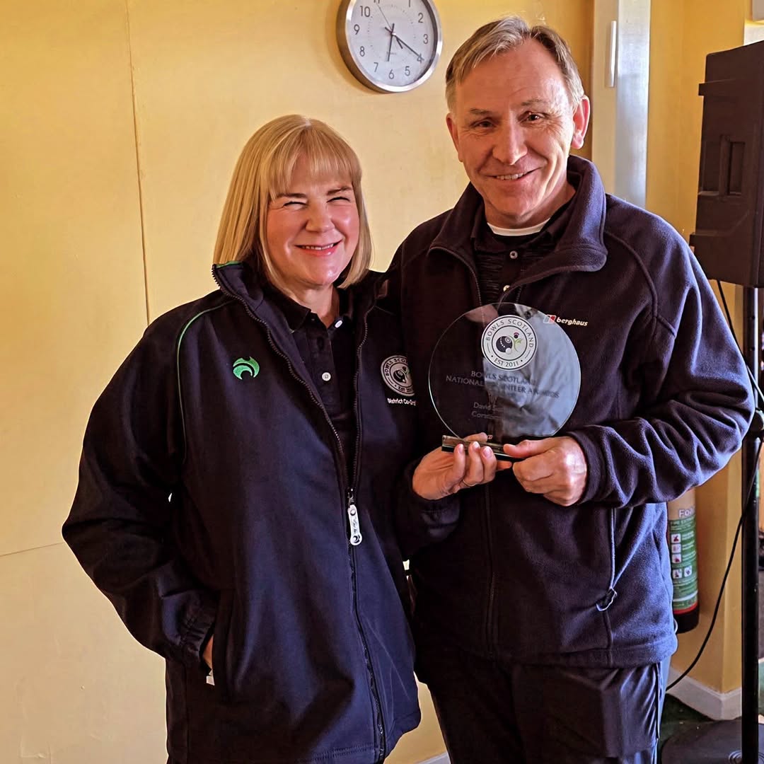 | National Volunteer Award – David Sutherland The Latest Winner Of The Bowls S...